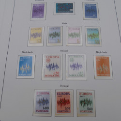 Collection timbres d'Europa 1960-1985 neufs**.