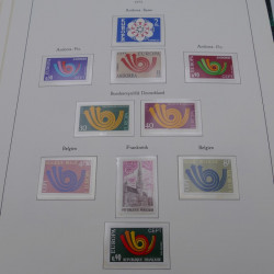 Collection timbres d'Europa 1960-1985 neufs**.