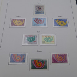 Collection timbres d'Europa 1960-1985 neufs**.