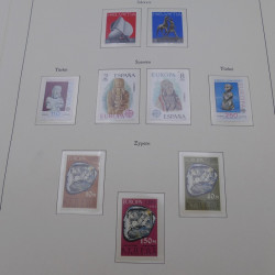Collection timbres d'Europa 1960-1985 neufs**.