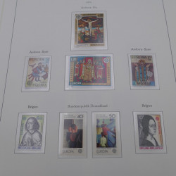 Collection timbres d'Europa 1960-1985 neufs**.