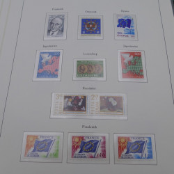 Collection timbres d'Europa 1960-1985 neufs**.