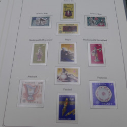 Collection timbres d'Europa 1960-1985 neufs**.