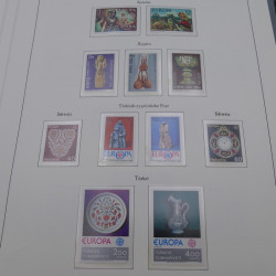 Collection timbres d'Europa 1960-1985 neufs**.