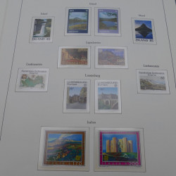 Collection timbres d'Europa 1960-1985 neufs**.