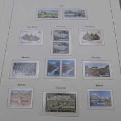 Collection timbres d'Europa 1960-1985 neufs**.