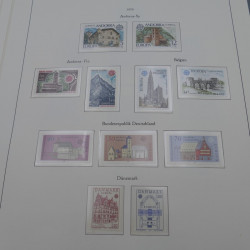 Collection timbres d'Europa 1960-1985 neufs**.