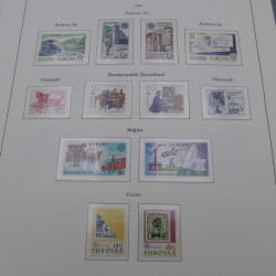 Collection timbres d'Europa 1960-1985 neufs**.