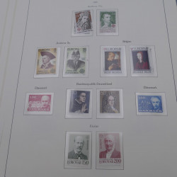 Collection timbres d'Europa 1960-1985 neufs**.