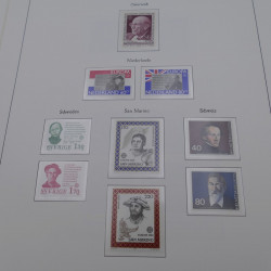 Collection timbres d'Europa 1960-1985 neufs**.