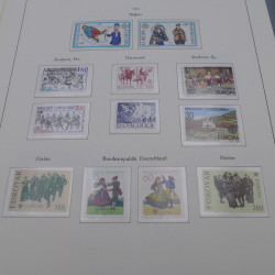 Collection timbres d'Europa 1960-1985 neufs**.