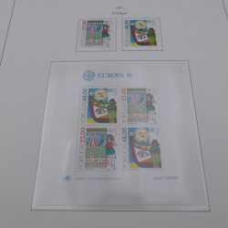 Collection timbres d'Europa 1960-1985 neufs**.