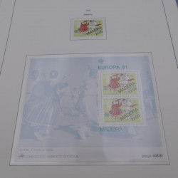 Collection timbres d'Europa 1960-1985 neufs**.