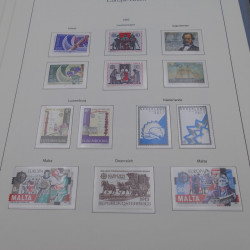 Collection timbres d'Europa 1960-1985 neufs**.