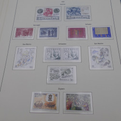 Collection timbres d'Europa 1960-1985 neufs**.