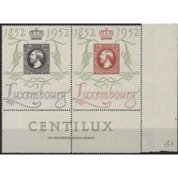 Timbres de Luxembourg paire se tenant N°454A neuf**.
