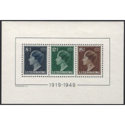Bloc-feuillet de timbre de Luxembourg N°7 neuf*.