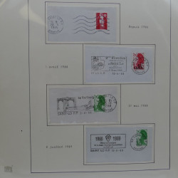 Etude de cachets et oblitérations du XXème siècle de Saint-Lo.