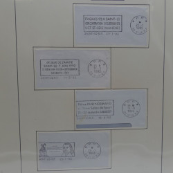 Etude de cachets et oblitérations du XXème siècle de Saint-Lo.