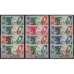Grande série coloniale 75ème anniversaire de l'U.P.U. neuf**.