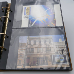 Collection commémoratives de Jersey en album.