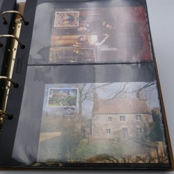 Collection commémoratives de Jersey en album.