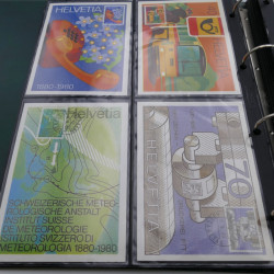 Collection cartes maximum de Suisse en 2 albums.