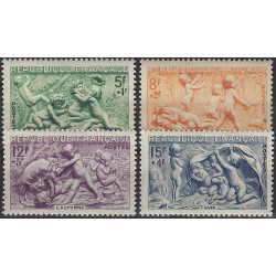 Les quatre saisons timbres de France N°859-862 série neuf**.