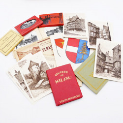 Lot de cartes postales en série de France et Europe.