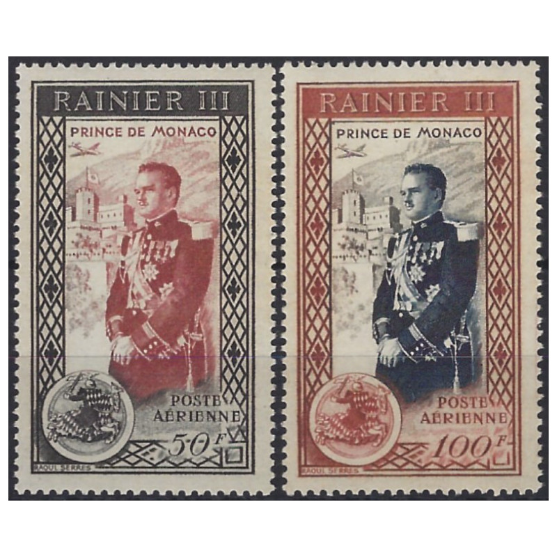 Monaco timbres poste aérienne N°49-50 série neuf**.