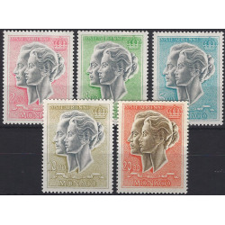 Monaco timbres poste aérienne N°87-90A série neuf**.