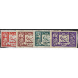 Monaco timbres poste aérienne N°15-18 série neuf**.