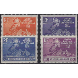 Nouvelles Hébrides timbres poste N°136-139 série neuf**.