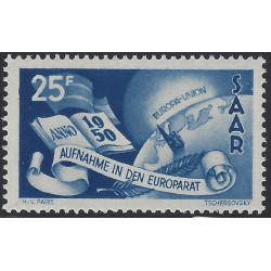 Sarre Conseil d'Europe timbre N°277 neuf**.