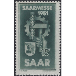 Sarre Foire de Sarrebruck timbre N°293 neuf**.