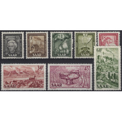 Sarre timbres N°283-290 série neuf**.