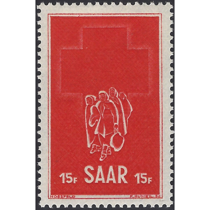 Sarre Croix-Rouge timbre N°305 neuf**.