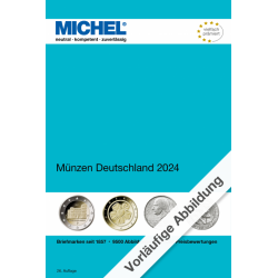 Catalogue Michel de cotation monnaies Allemandes 2024.