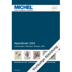 Catalogue de cotation Michel timbres d'Europe région des Alpes 2024.
