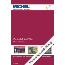 Catalogue de cotation Michel timbres d'Afrique centrale 2024.