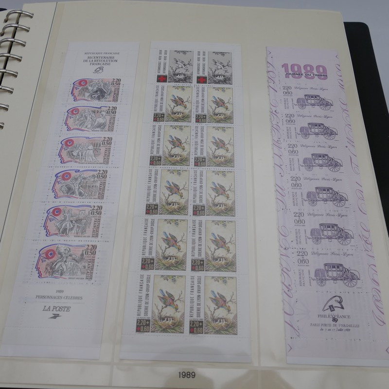 Collection timbres de France neufs 1989-1996 en album Lindner ...