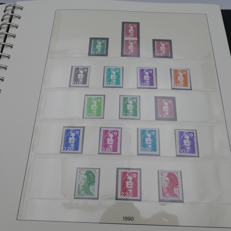 Collection timbres de France neufs 1989-1996 en album Lindner ...