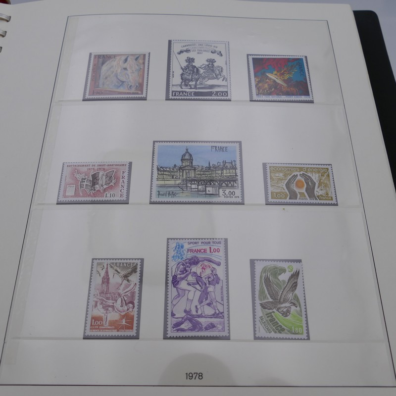 Collection timbres de France neufs 1977-1986 en album Lindner ...