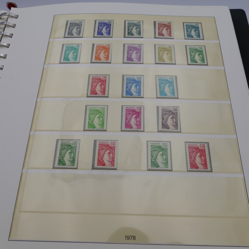 Collection timbres de France neufs 1977-1986 en album Lindner ...