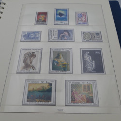 Collection timbres de France neufs 1981-1987 en album Lindner.