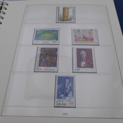 Collection timbres de France neufs 1981-1987 en album Lindner.