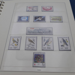 Collection timbres de France neufs 1981-1987 en album Lindner.