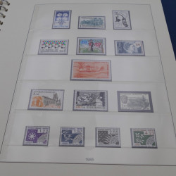 Collection timbres de France neufs 1981-1987 en album Lindner.