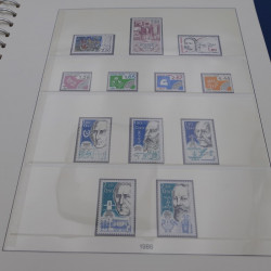 Collection timbres de France neufs 1981-1987 en album Lindner.