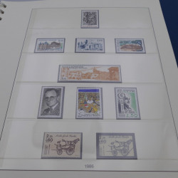 Collection timbres de France neufs 1981-1987 en album Lindner.